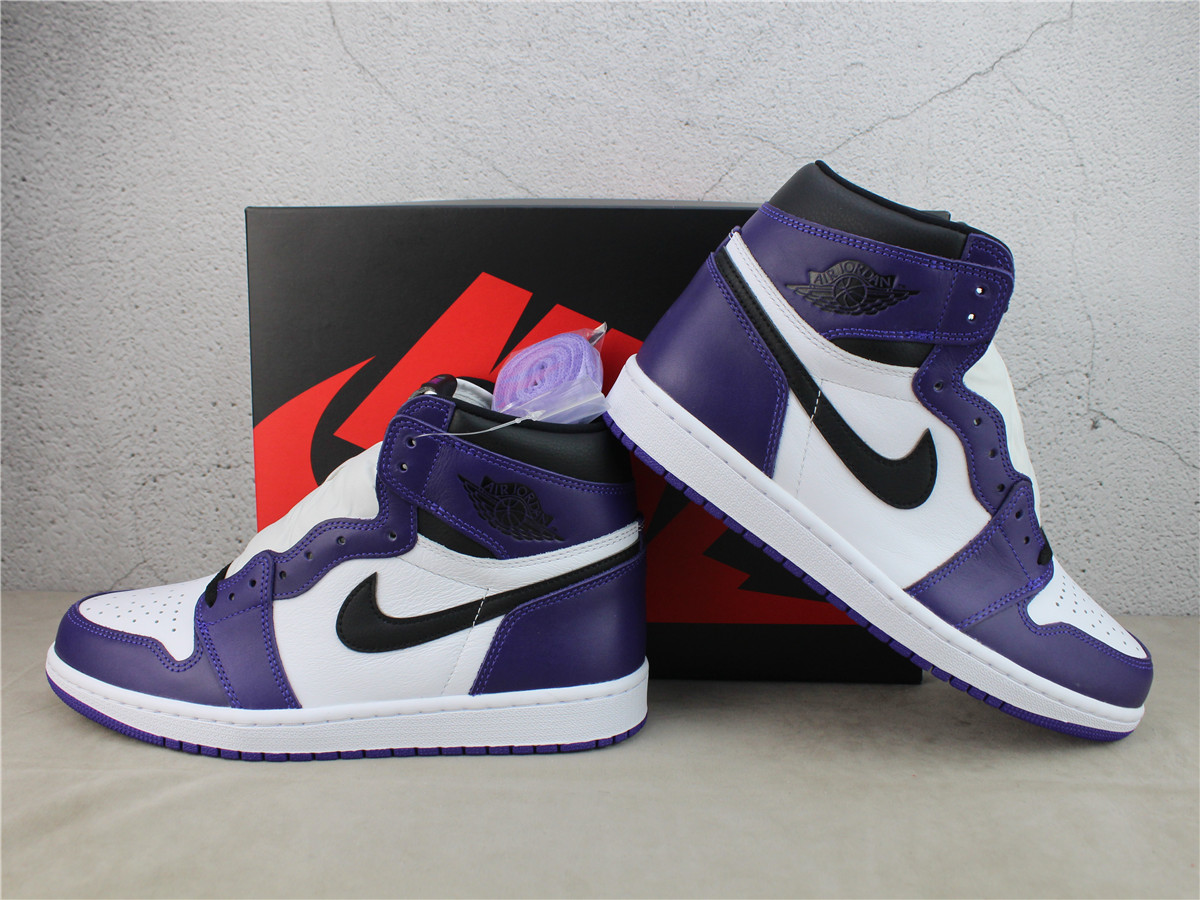 LJR Batch Air Jordan 1 Retro High OG Court Purple 2.0 555088 500